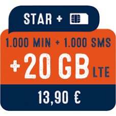 eety STAR mit SIM-Karte für inland