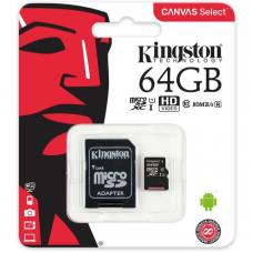 Kingston MicroSD 64GB Class 10+ Adapter