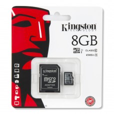 Kingston MicroSD 8GB Class 10+ Adapter